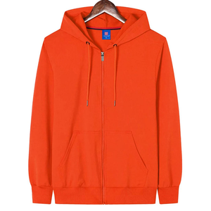 Sweat à capuche pour homme 100% coton personnalisé en gros 500 GSM Zip up Puff Printed Logo Oversize Knitted Zipper Hoodies Blank Personnalisable - Product Image 5