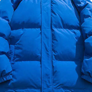 Veste matelassée en coton rembourrée pour homme, couleur unie, personnalisée, chaude pour l'hiver, imperméable, doublure en cachemire écologique, vente en gros - Product Image 5