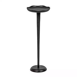 โต๊ะข้างโต๊ะโลหะสีดำสุดหรูพร้อมพื้นผิวเคลือบด้วยผงเหมาะอย่างยิ่งสำหรับการตกแต่งภายในแบบสแกนดิเนเวียและแรงบันดาลใจ - Product Image 1