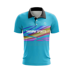 Camisetas de Cricket para Hombre, Tejido de Punto Sólido, Servicio OEM Personalizado, Venta al Por Mayor, Alta Calidad, Transpirable - Product Image 4