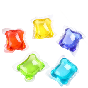 5-en-1 Dosettes de détergent à lessive Utilisation multi-surfaces Cubes de cire Enlève l'encre Détartrant Comprimés - Product Image 2