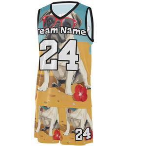 Uniforme de basket-ball de conception unique uniforme de basket-ball à séchage rapide uniforme de basket-ball de vêtements de sport 100% polyester - Product Image 3