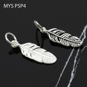 Colgantes y dijes finos de plata esterlina Collar con diseño de hoja hermosa Colgantes colgantes de plata pura - Product Image 1