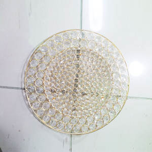 Plato de Presentación Metálico Elegante y Moderno 2026, Vajilla para Servir, Platos para Cena, para Fiestas, Bodas, Hogar y Hotel - Product Image 1