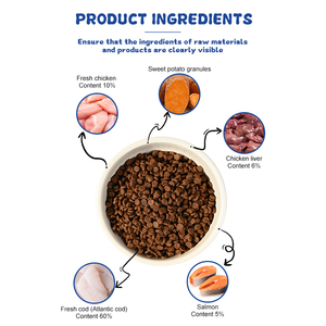 Meilleure vente de <span class=keywords><strong>nourriture</strong></span> pour chats à haute teneur en protéines pour poissons de haute mer Favorise la digestion intestinale et la cuisson à basse température des aliments pour chats - Product Image 3