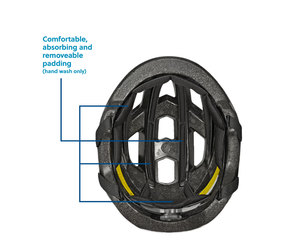 Nouveau casque de vélo gris clair pour adultes, ajustement réglable, à partir de 14 ans - Product Image 5