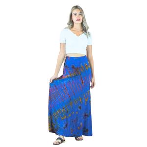 Napat Clothing Tie Dye Women's <b>Long</b> <b>Skirt</b> Spandex with Elastic Waist Ready to Ship SK0096-079 - Product Image 4
