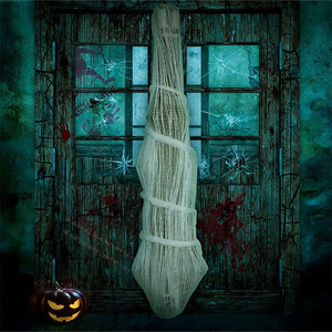Modelo de Zombie Putrefacto de Pie - Accesorio Profesional de Plástico para <span class=keywords><strong>Casa</strong></span> Embrujada, Decoración Duradera para Fiesta de Halloween para Uso en Interiores NED N20 - Product Image 1