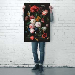 Póster de papel de Jan Davidsz De Heem, naturaleza muerta con flores, apto para pared - Product Image 4