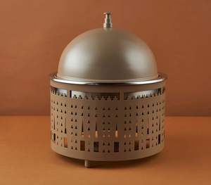 Casserole de qualité supérieure couvercle rond du moyen-orient avec support laser élégant pot arabe Ramadan spécial Buffet fête chauffe-plats - Product Image 6