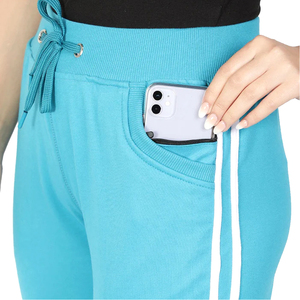 Precio al por mayor Ropa de mujer Pantalones de jogging de moda Pantalones de mujer de pierna ancha recta de cintura alta y pantalones - Product Image 6