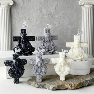 เทียนประดับงานวันขอบคุณพระเจ้าทำมือเทียนไขถั่วเหลืองแบบศิลปะเป็นมิตรต่อสิ่งแวดล้อมสำหรับเป็นของขวัญตกแต่งเทศกาลอีสเตอร์ - Product Image 4