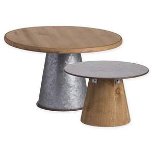 Support de gâteau de finition de Nickel de célébration de mariage de luxe brillant poli pour des accessoires de vaisselle de support de gâteau de fête d'anniversaire - Product Image 5