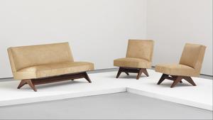 Juego de sofá Seccional de madera de teca de lujo moderno, muebles para el hogar con cojines de tela para sala de estar, Villa, escuela, Hotel, gran oferta - Product Image 2