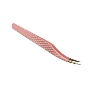Pinzas para Pestañas Sevmek Quirúrgicas ZM-ET-2089 Más Vendidas, Color Rosa Intenso, Acero Inoxidable Japonés, Agarre de Diamante, Pinzas de 90 Grados - Product Image 4