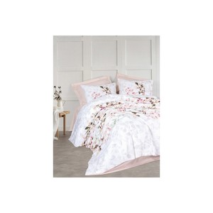 Juego de Funda Nórdica Doble de Algodón Beige Brice, Modelo Box, 4 Piezas, con Estampado Floral, para Cama King, Twin, Boda, Uso Doméstico - Product Image 1
