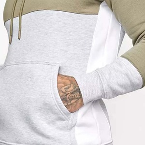 Conjunto de chándal de marca en blanco informal con logotipo personalizado 100% algodón polar liso Jogger conjunto de pantalón y Sudadera con capucha chándales deportivos para hombres - Product Image 5