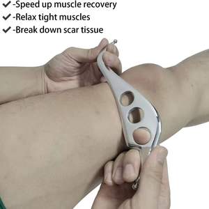 Herramienta de acero inoxidable gua sha iastm, raspador muscular, herramienta de masaje para raspado de tejido profundo, herramientas de masaje para liberación miofascial - Product Image 4