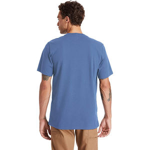 เสื้อยืดแขนสั้นผู้ชายผ้าฝ้ายเนื้อบางเบา OEM เสื้อผ้าลำลอง โรงงานผู้ผลิต ขายส่ง - Product Image 3