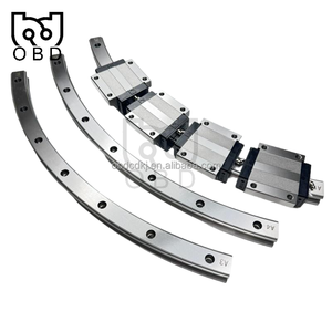 Thk cong tuyến tính hướng dẫn đường sắt thông tư đường sắt hcr15a hcr12a hcr35a hcr45a hgm15a hgm25a 60 ° 180 ° 360 ° đường cong đường sắt khối - Product Image 5