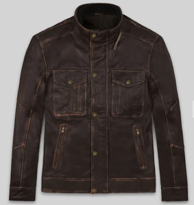 Vestes en cuir pour hommes et femmes, modèle 2026, nouvelles vestes tendance, vestes écologiques, respirantes, coupe-vent, style vintage - Product Image 1