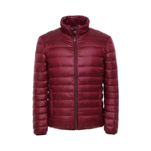 Chaqueta acolchada para hombre, novedad de Otoño Invierno 2025, abrigo de plumón de pato blanco empacable con cuello levantado de lona ligera, estilo informal - Product Image 6