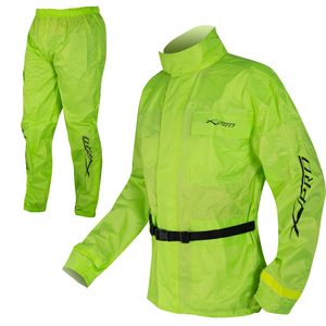 100% imperméable à l'eau Fluorescent jaune sécurité manteau de pluie étanche moto costume - Product Image 6