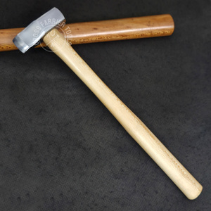 Venta superior Farrier Tools herrador más completo martillo Herrería Herradura martillo de forja Ergonómicamente Madera Fuller / Groove Hammer - Product Image 1