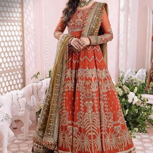 Brand Maxi Frock <b>Dresses</b> for Women Unique Design Embroidered Customized Color All <b>Sizes</b> Breathable Material Low MOQ <b>Wedding</b> - Product Image 1