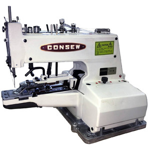 Vendeur vérifié Consew 241-1K/1TK Nouvelle machine à coudre portative robuste à double aiguille, haute vitesse, pour points invisibles et sur table - Product Image 1