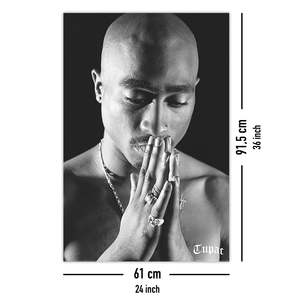 Tupac <b>Poster</b> Pray Wall Art Made of Durable Paper - Product Image 4