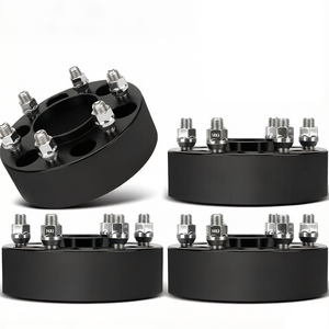 Vypart 4 pièces entretoises de roue centrées sur le moyeu en alliage d'aluminium 6061-T6 forgé CNC, 2 pouces 6x135mm, 50mm, avec goujons M14x1.5 et adaptateur de moyeu 87.1mm - Product Image 1