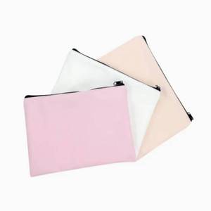 Bolsa de maquillaje de lona de algodón de gran capacidad al por mayor estuche organizador con patrón de hilo impreso y logotipo personalizado bolsas de cosméticos de moda - Product Image 2