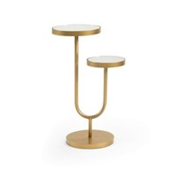 Présentoir à 2 niveaux en métal doré VISHAL HANDICRAFT pour aliments, fruits et gâteaux, support de thé de l'après-midi, taille personnalisée, en stock pour la maison et la cuisine