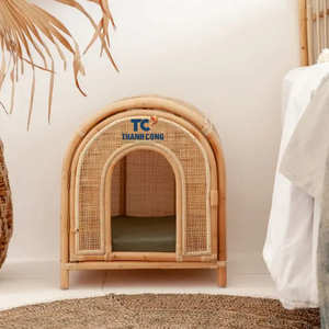 Handmade Rattan <b>Rabbit</b> House Cat Bed With Cushion Rattan Pet House Pet Small Cat <b>Rabbit</b> Cat From Viet Nam - Product Image 1