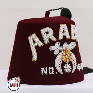 Shriners maçonnique Bourgogne laine Fez chapeau francs-maçons et étui chapeau maçonnique haute qualité personnalisé meilleure vente vente vente chaude Fezz - Product Image 2