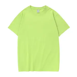 Camiseta de Verano para Hombre de Alta Calidad, con Logotipo y Color Personalizados, Camiseta con Logotipo Bordado Desgastado, Camisetas Unisex - Product Image 5