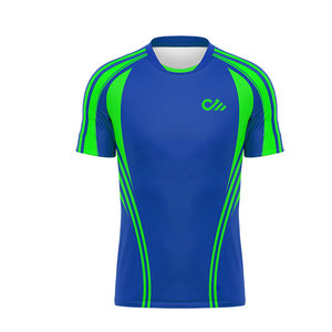 Camiseta de entrenamiento Gaa, camiseta de fútbol gaélico azul, camiseta sublimada de ajuste Regular de media manga para ropa de equipo - Product Image 1