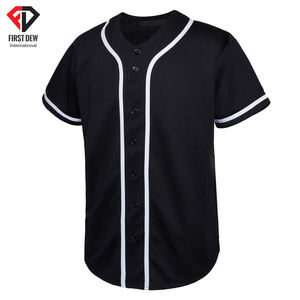 Jersey de béisbol de poliéster 100% para hombre, Jersey de béisbol con estampado 3D colorido, cosido, calidad personalizada, botones completos, venta al por mayor - Product Image 2