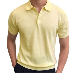 Camisetas de polo con logotipo bordado personalizado para hombre, polos de golf deportivos de calidad, tela de punto de fábrica barata con función antiarrugas - Product Image 4
