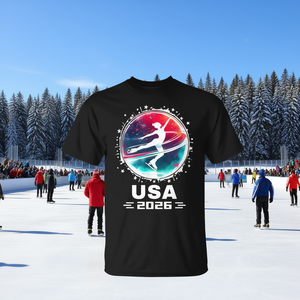 Maglietta Promozionale Squadra USA Pattinaggio Artistico 2026 - Product Image 3