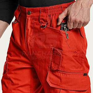 Men Cotton <b>Cargo</b> <b>Pants</b> Multi Pocket Streetwear Men Relaxed Fit <b>Cargo</b> <b>Pants</b> Travel <b>Work</b> <b>Pants</b> - Product Image 5