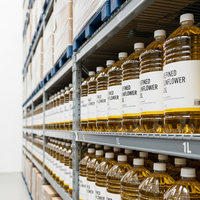 Huile de tournesol raffinée de qualité supérieure, de qualité alimentaire, 100% pure, en vrac, d'origine ukrainienne, à prix réduit
