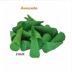 Conos de incienso de aguacate natural, suministro al por mayor de los conos de incienso de la mejor marca (verde) - Product Image 1