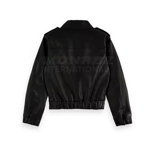 Vestes en cuir fabriquées dans les meilleurs matériaux Vestes en cuir à bas prix Veste en cuir très vendue pour femmes - Product Image 6