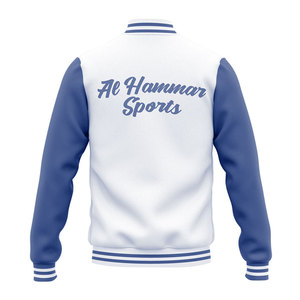 Chaquetas de Béisbol Personalizadas con Diseño Moderno, Tejido de Poliéster Transpirable, Mangas Largas, Cierre Frontal, Resistentes al Viento - Product Image 4