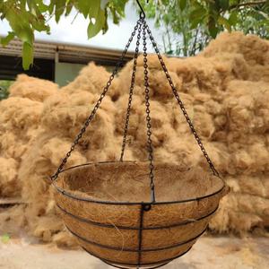 Pot suspendu en fibre de coco de 16 cm, léger, écologique, au design minimaliste, avec trou de drainage, pour jardin, sol, centre commercial, vente en gros - Product Image 3