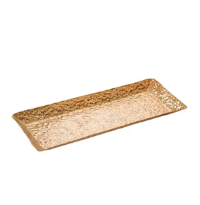 Plateaux de service décoratifs en métal avec design décoratif, parfaits pour la décoration tous usages et événements, disponibles à bas prix - Product Image 1