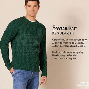 Men Fashion Knit <b>Sweater</b> Warm Comfortable Everyday Men Warm Knit <b>Pullover</b> <b>Sweater</b> Thick Winter Wear - Product Image 2