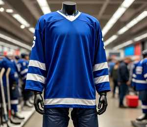 Logo personnalisé équipe professionnelle maillot de hockey sur glace attirail sergé broderie adulte polyester uniforme de hockey sur glace 2025 - Product Image 5